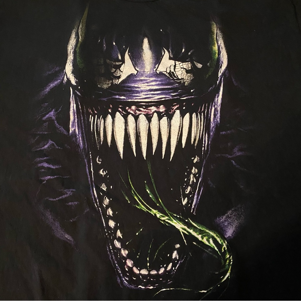 MARVEL COMICS “VENOM” Adult 3X Black T-Shirt